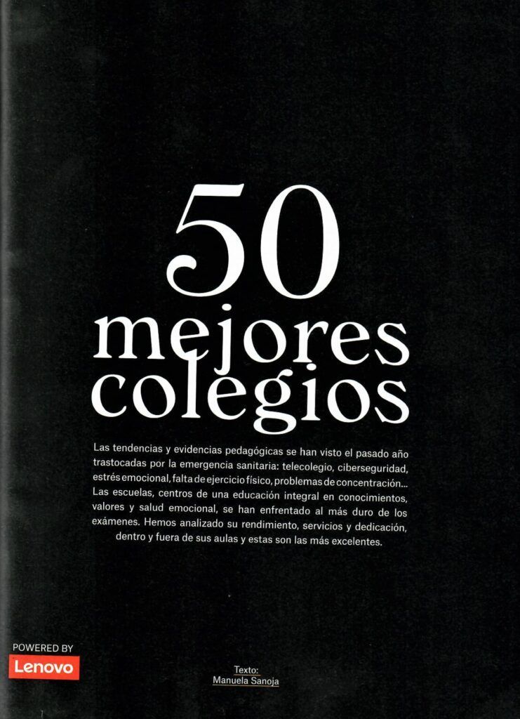 Entre los 50 mejores colegios de España de la revista Forbes
